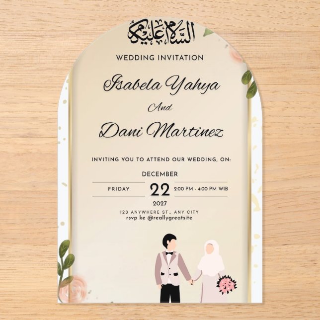 wedding invitation (Recto)