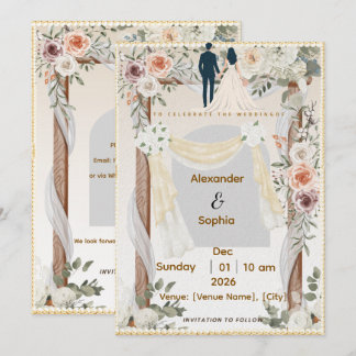 Wedding Invitation | Editable Modern Template Einladung