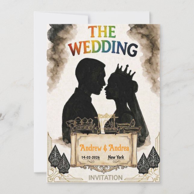 Wedding Invitation  Einladung (Vorderseite)