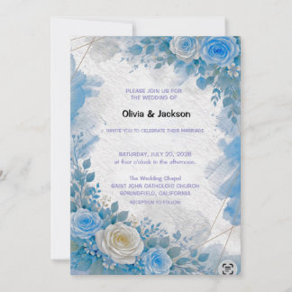 Wedding Invitation Floral Einladung