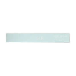 Wedding Invitation Wrap Around Label