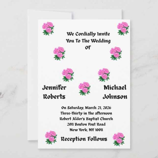 Wedding Invitations (Devant)