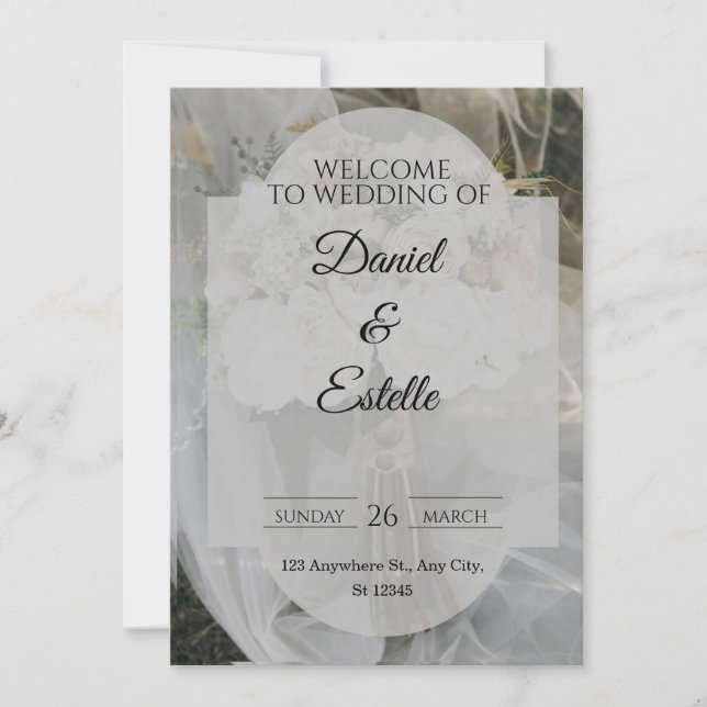  Wedding Invitations  (Devant)