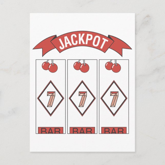 Wedding Jackpot Postkarte (Vorderseite)