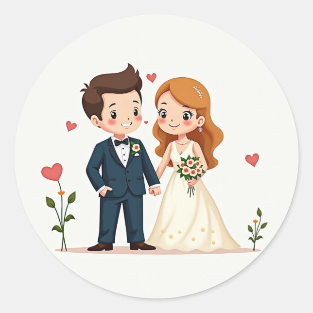 Wedding Joy Stickers (Vorderseite)
