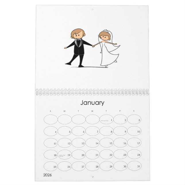 wedding kalender (Jan 2026)