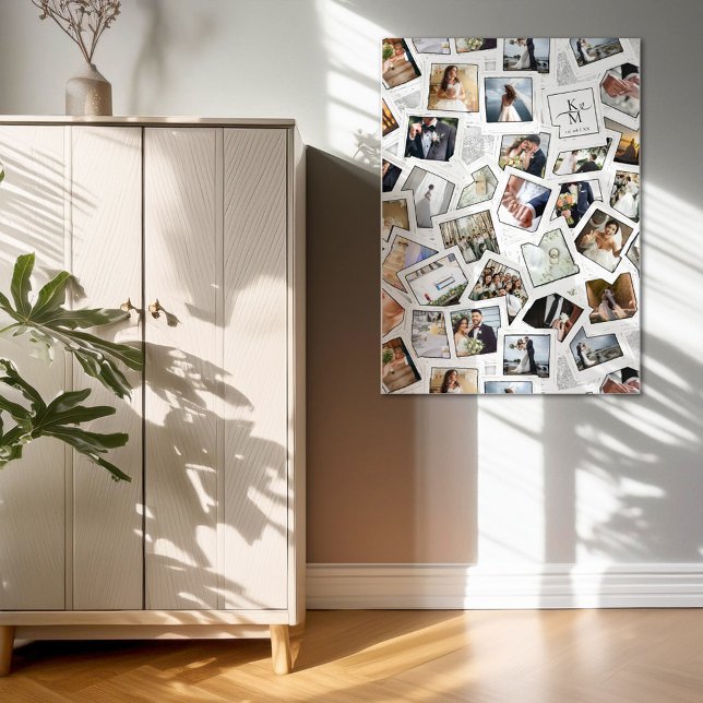 Wedding Keepake 30 Foto Collage White ID1065 (Von Creator hochgeladen)