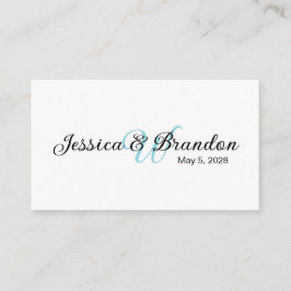 Wedding Label 016 Begleitkarte