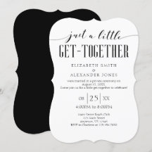 Wedding Little Get Together Simple Party
