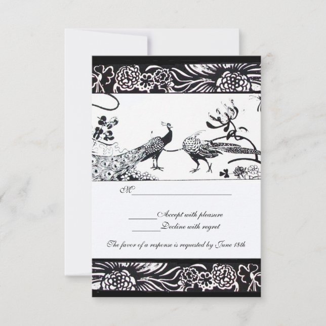 WEDDING LOVE VEBRDS UAWG Schwarz-weiße Einladungen (Vorderseite)