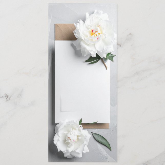 wedding menu menükarte (Rückseite)