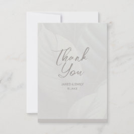 Wedding Monogram Dankeschön Card Dankeskarte