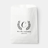 Wedding Monogram Laurel