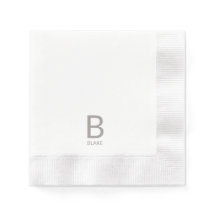 Wedding Monogram Napkins