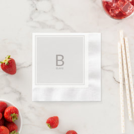 Wedding Monogram Napkins Serviette