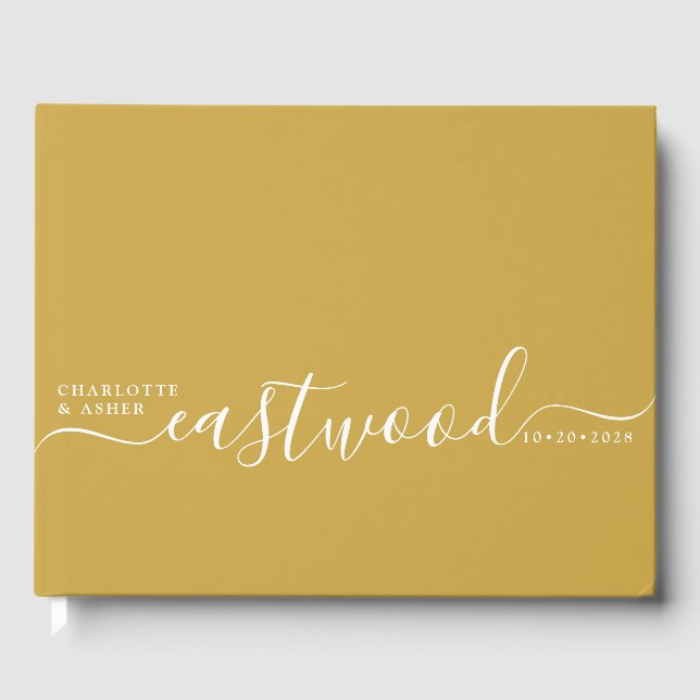 Wedding Monogram Wedding Senard Gästebuch (Vorderseite)