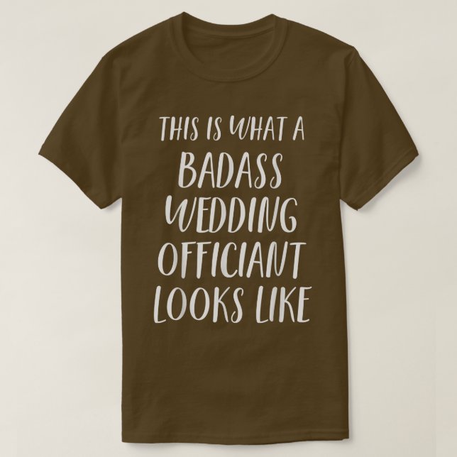 Wedding Officiant This Internet Ordained Minister  T-Shirt (Design vorne)