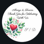 Wedding Packaging Sticker<br><div class="desc">Made with Love for Your Special Day</div>