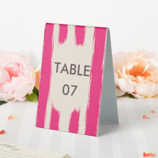 Wedding Peacock Botanical | Pink Couture Tischaufsteller