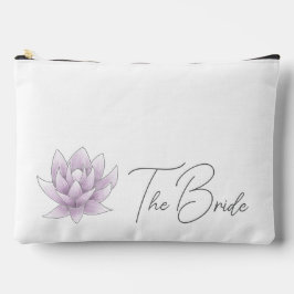 Wedding Pink Lotus Bride Zubehörtasche