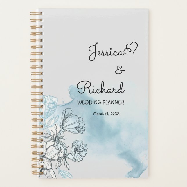Wedding planner aquarelle (Devant)