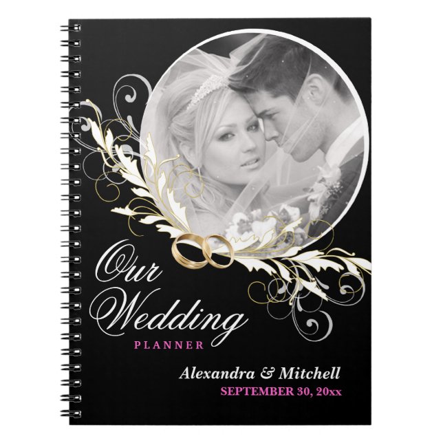 Wedding planner avec le carnet fait sur commande (Devant)