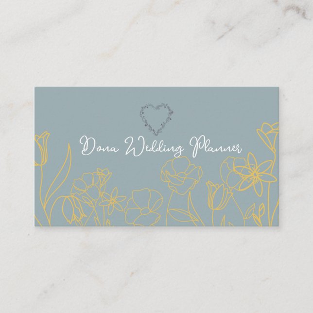 Wedding Planner Business Card  Visitenkarte (Vorderseite)