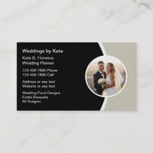 Wedding planner Carte de visite moderne