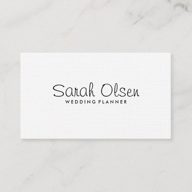 Wedding planner - cartes de visite (Devant)