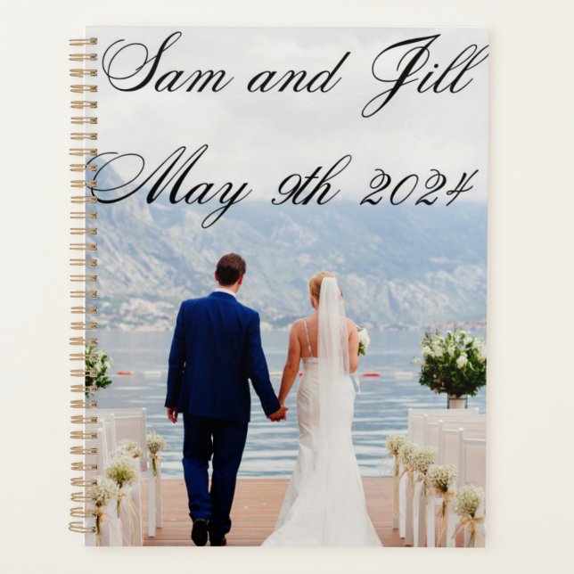 Wedding planner personnalisable (Devant)