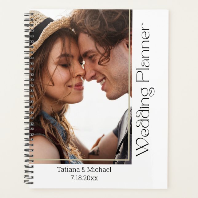 wedding planner photo minimaliste moderne (Devant)