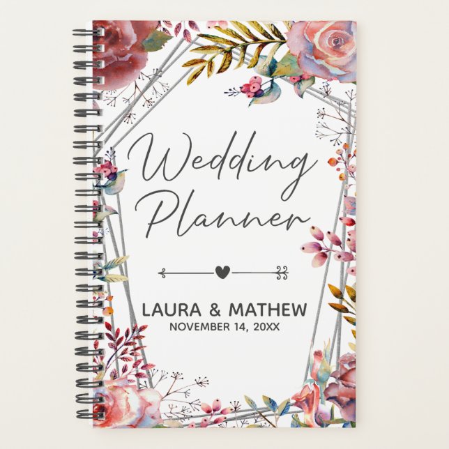 Wedding planner Rose Rose Blush Terrarium (Devant)