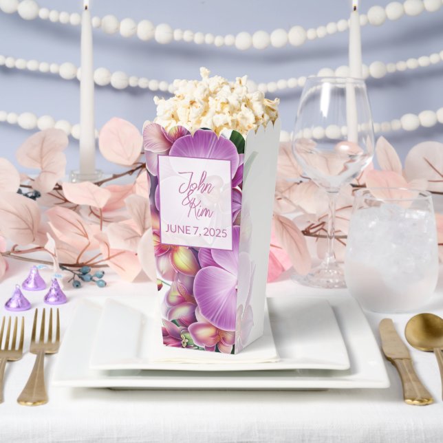 Wedding Popcorn Geschenkschachtel (Hochzeit)
