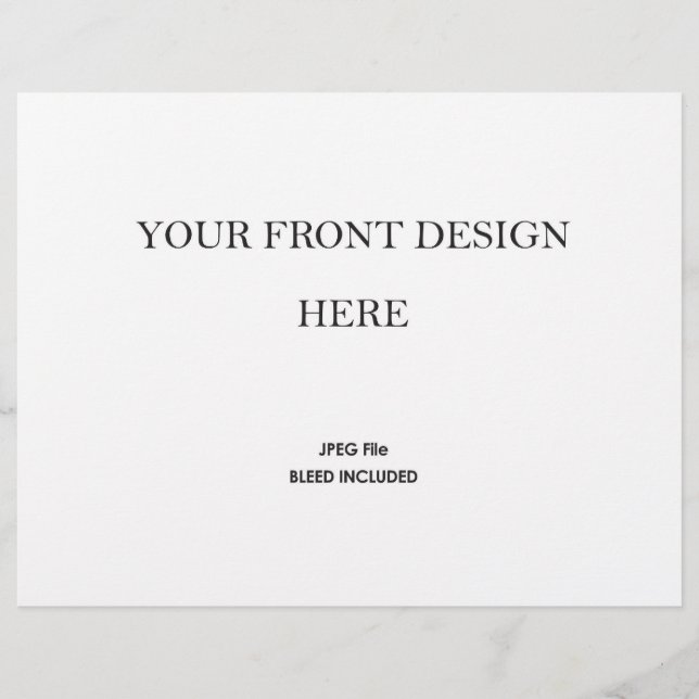 Wedding Program Booklet Printing 5.5x8.5" (Vorderseite)