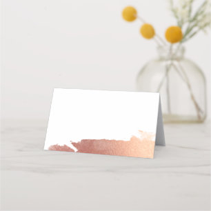 WEDDING REZEPTION Stilvoll vergoldete Rose Gold Platzkarte