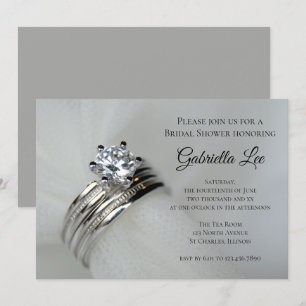 Wedding Rings Brautparty Einladung