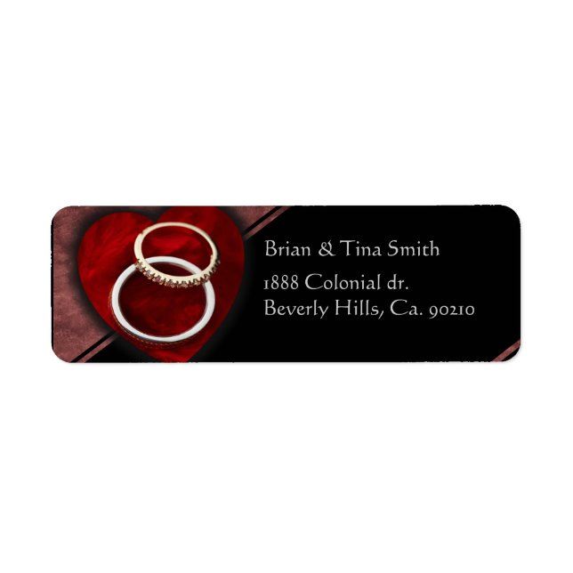 Wedding Rings Heart Set (Vorne)