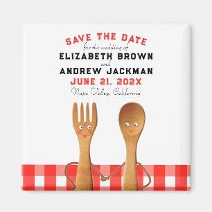 wedding save the date magnet