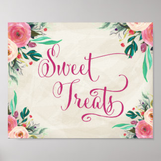 Wedding Sign - Desert Bar Sign Poster