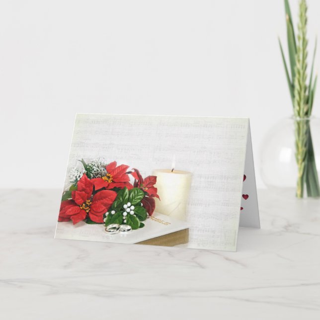 Wedding Song Feiertagskarte (Vorderseite)