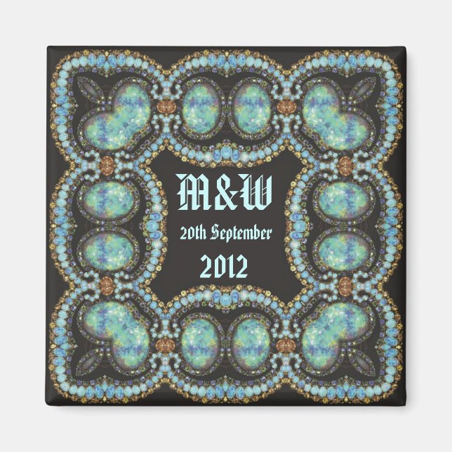 Wedding Souvenir Magnet (Vorne)