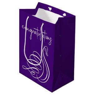 Wedding Swan Glückwunsch Mittlere Geschenktüte