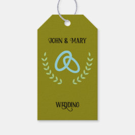 Wedding Tag announcement Geschenkanhänger
