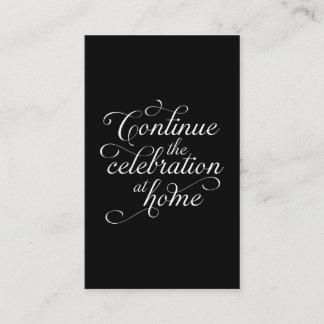 Wedding Thank You Card Visitenkarte