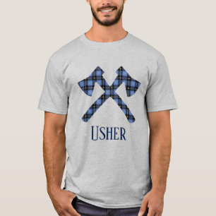 Wedding Usher double cross ax kariert T-Shirt