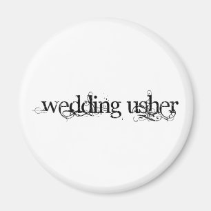 Wedding Usher Magnet