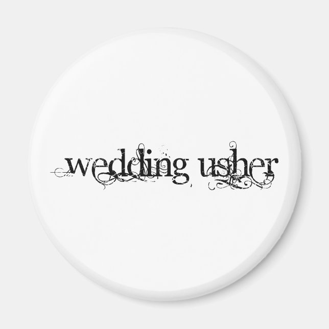 Wedding Usher Magnet (Vorne)