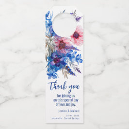 💍 Wedding Vielen Dank Flaschenanhänger