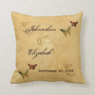 Wedding Vintager beige französischer Kissen