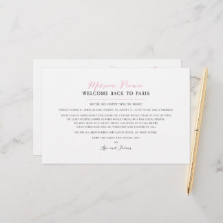 Wedding Weekend Paris Event Map - CUSTOM for Kea